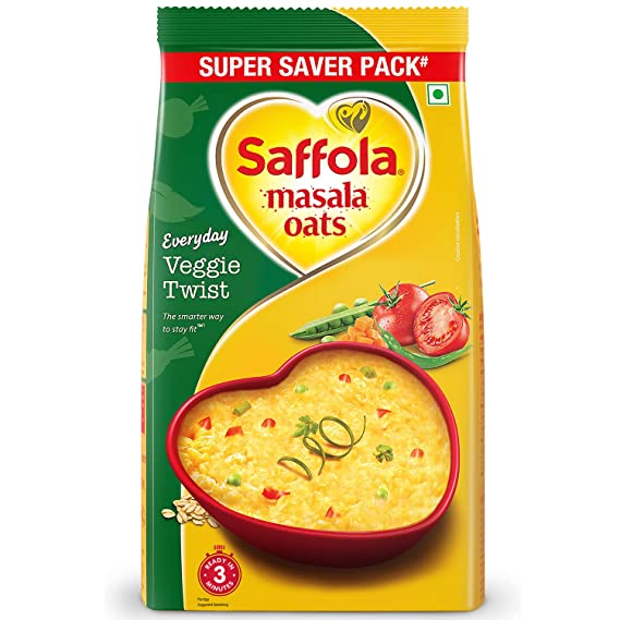 Saffola Veggie Twist Masala Oats 500g